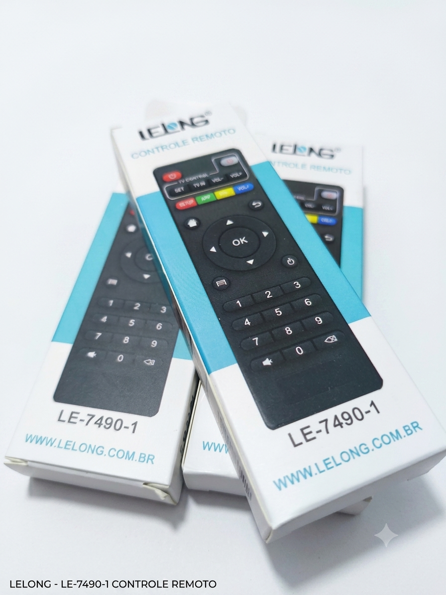 CONTROLE PARA TV BOX LELONG LE7490-1
